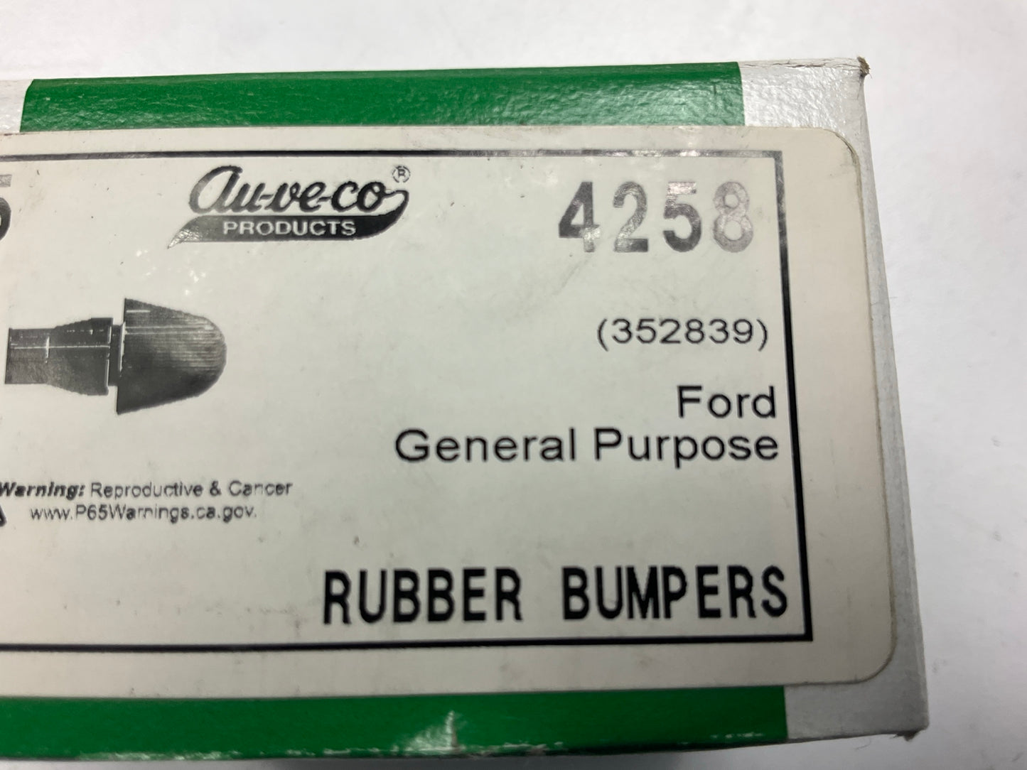 Auveco 4258 Rubber Bumpers Compatible With Ford Qty 25