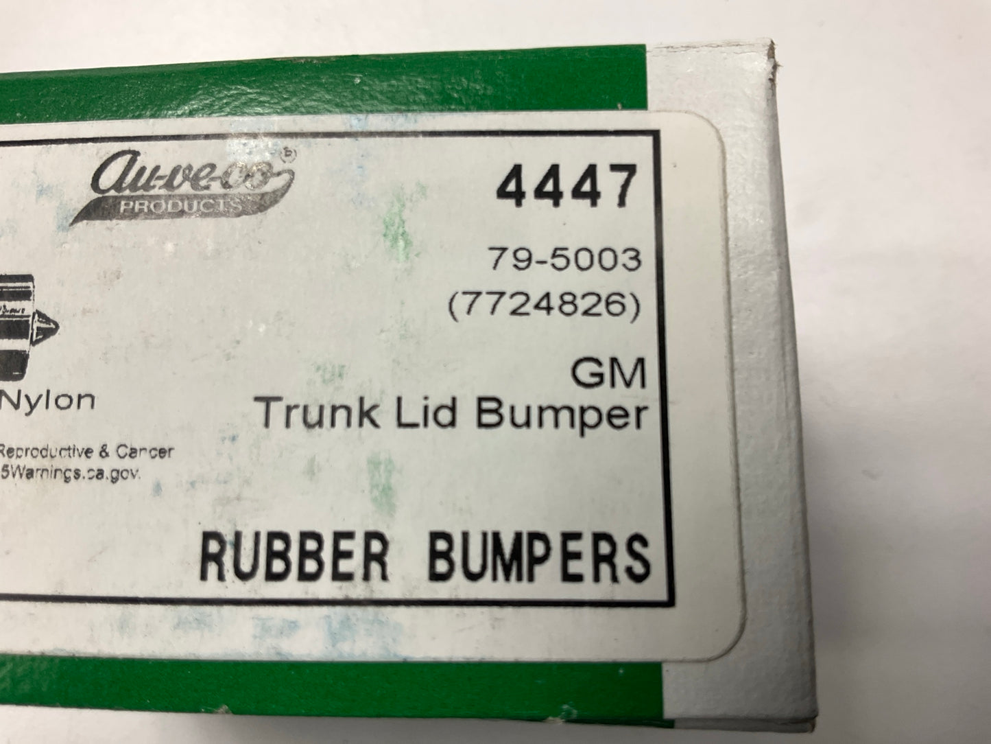 (10) Auveco 4447 Trunk Lid Rubber Bumpers