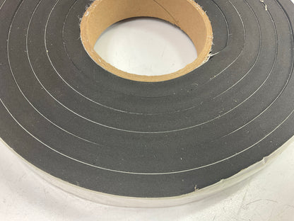 Auveco 4808 Adhesive Neoprene Sponge Weatherstrip Strip 1'' W, 7/16'' T, 10' L