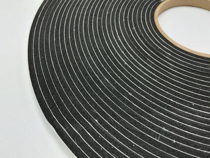 Auveco 4850 5/32'' X 3/8'' X 50 Feet Peel-Bak Neoprene Sponge Weatherstrip Seal