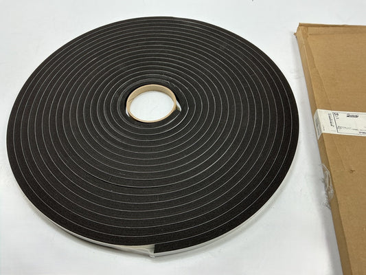 Auveco 7/16'' X 1/2'' X 50 Feet Peel-Bak Neoprene Sponge Weather Stripping Seal