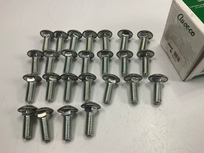 Auveo 5242  7/16-14 X 1-1/4 Bumper Bolts, Stainless Steel Cap Round Head, 25 Pcs