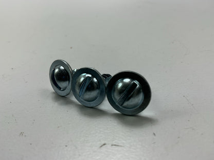Auveco 5278 #10 X 5/8'' Slotted Truss Washer Head License Plate Screw Qty 100