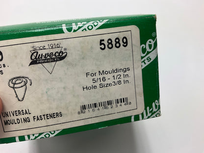 50 PCS - Auveco 5889 Universal Moulding Exterior Retainer Clips, For 3/8'' Hole