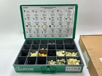 Auveco 6601BHM Large Metal Drawer 2-96 Retainer Clips Assortment, 840 Pieces