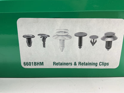 Auveco 6601BHM Large Metal Drawer 2-96 Retainer Clips Assortment, 840 Pieces
