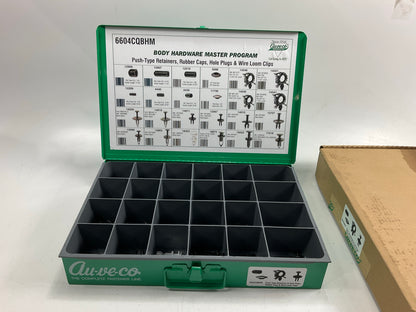 DAMAGED SEE REAL PHOTOS Auveco 6604CQBHM 24-Compartment Large Metal Parts Drawer