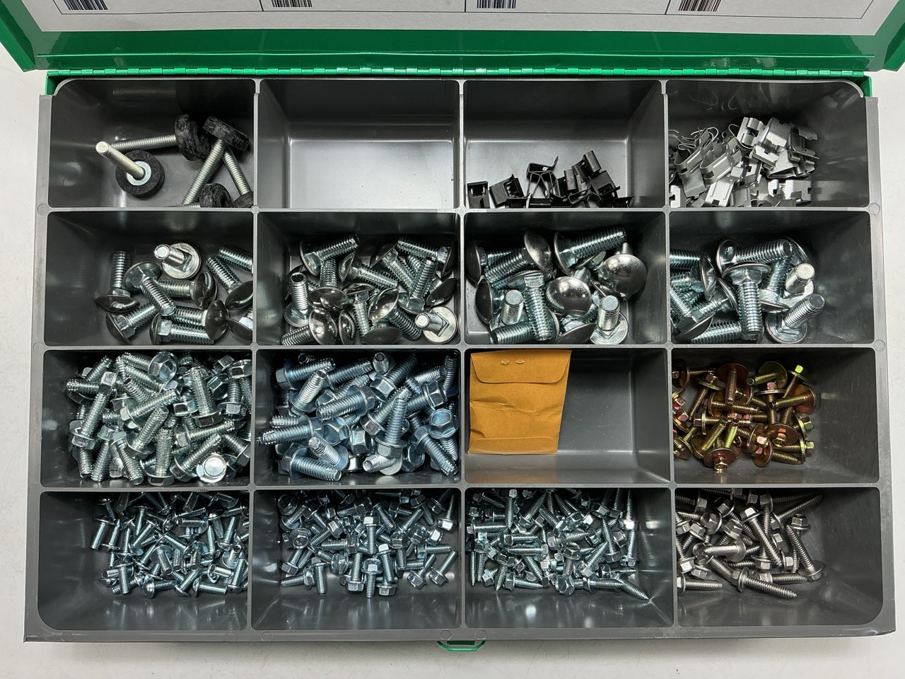 AUVECO 6614BHM Body Bolts & Bumper Bolts Assortment Pack, 445 Pcs