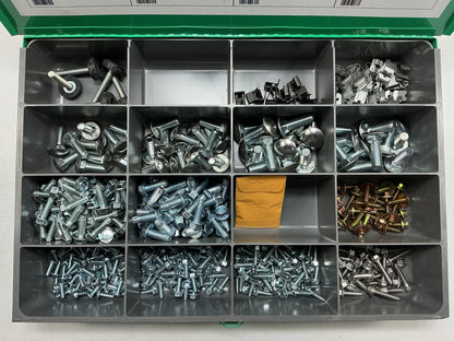 AUVECO 6614BHM Body Bolts & Bumper Bolts Assortment Pack, 445 Pcs