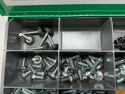 AUVECO 6614BHM Body Bolts & Bumper Bolts Assortment Pack, 445 Pcs