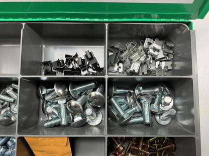 AUVECO 6614BHM Body Bolts & Bumper Bolts Assortment Pack, 445 Pcs