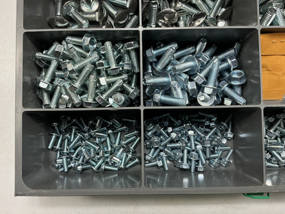 AUVECO 6614BHM Body Bolts & Bumper Bolts Assortment Pack, 445 Pcs