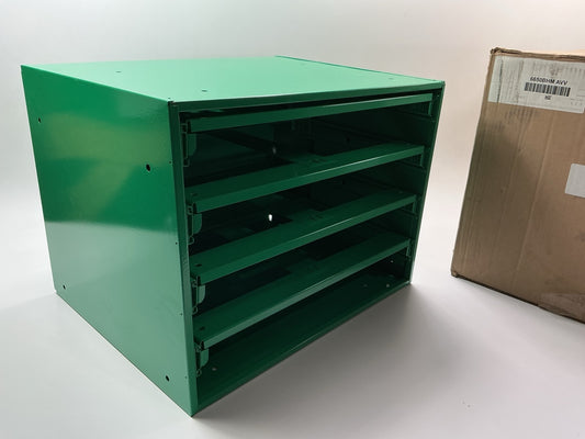 Auveco 6650BHM (2-96) Empty Metal Drawer Cabinet Rack - Holds 4 Large Drawers