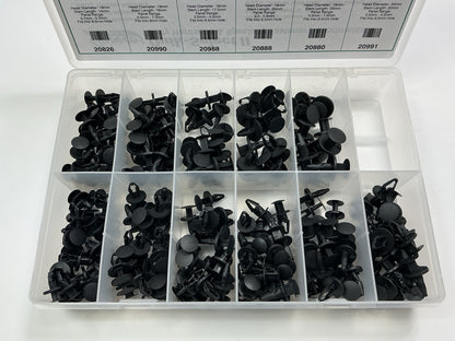 Auveco 6919 Push Retainer Clips Quik-Select Assortment Kit For Chrysler GM Ford