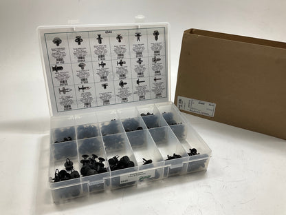 Auveco 6946 Engine Cover Fastener Retainer Clip Assortment Pack, 250 Pcs