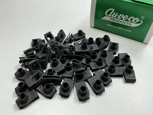 Auveco 8377 Extruded U Nut, 5/16''-18 Thread, 0.06 To 0.09'' Panels Qty 50