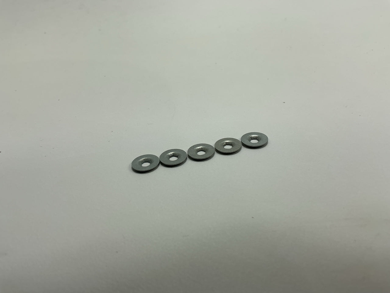 Auveco 8863 1/8'' Stud Flat Push-On Retainers 3/8'' O.D. Qty 100