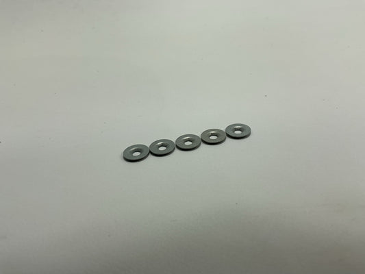 Auveco 8863 1/8'' Stud Flat Push-On Retainers 3/8'' O.D. Qty 100