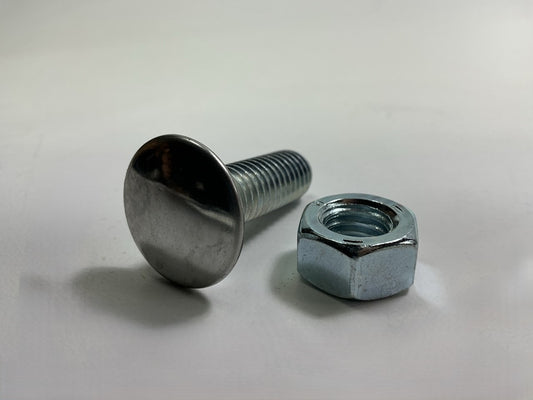 Auveco 9355 Bumper Bolt & Hex Nut, 7/16-14 X 1-3/8'' Qty 25