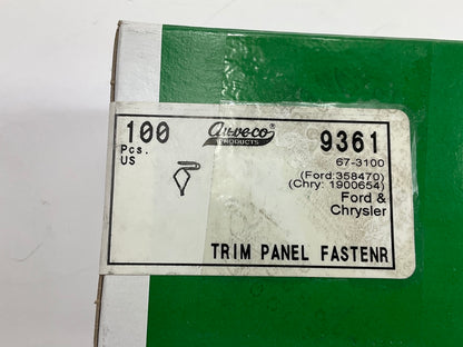 Auveco 9361 Door Trim Panel Fas Tener For Ford & Chrysler Qty 100
