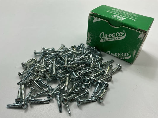 Auveco 9606 Tapping Screw #8-18 X 3/4'', Phillips Pan Head, #2 TEKS Qty 100