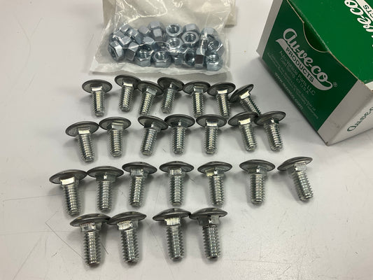 Auveco 9854 Bumper Stainless Bolts & Hex Nuts, Ford, 5/16-18 X 3/4'', 25 Pack