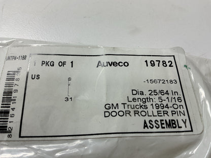 Auveco A19782 Roller Pin Assembly 5-1/16 Length 25/64 Pin Dia For GM
