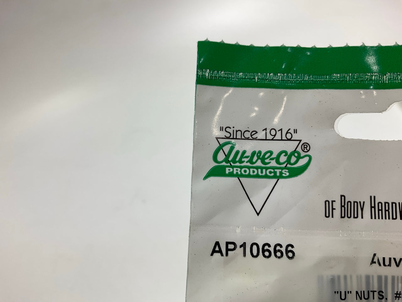 Auveco AP10666 U-Nut #8 Screw Size, 11/32'' Center Of Hole To Edge Qty 140