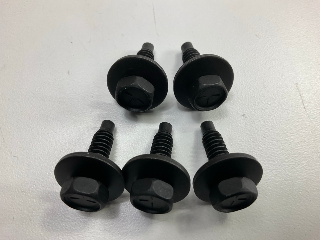 (10) Auveco AP10823 Hex Head SEMS Bolt Screw, Dog Point, 1/4-20 X 7/8'', 7/16 Hex