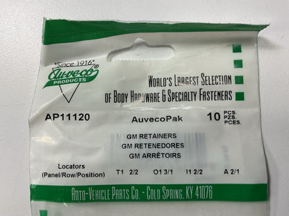 Auveco AP11120 Door Weatherstrip Retainer GM 1963- Up Qty 30