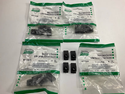 (16) Auveco AP11628 Extruded U-Nut M6.3-1.0 Screw Size Panel Range: .80mm-4.00mm