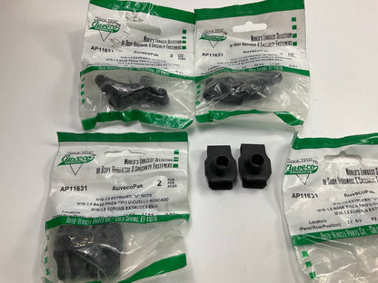 (8) Auveco AP11631 Extruded U-NUT M10-1.5 Screw Size Panel Range: 1.0mm-6.0mm