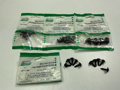 Auveco AP11788 Phillips Oval Head Sems Tap Ping Screws Qty 40