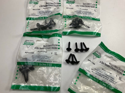 Auveco AP11789 Phillips Oval Head Sems Tapping Screws Phosphate 8 X 1'' Qty 28