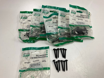 84 Auveco 12217 Black E-Coat Phillips Flat Washer Head Tapping Screws #8 X 1-1/4