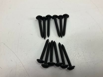 84 Auveco 12217 Black E-Coat Phillips Flat Washer Head Tapping Screws #8 X 1-1/4