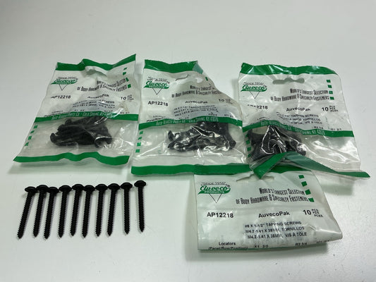 Auveco AP12218 Tapping Screw Phillips Flat Washer Head #8 X 1.5'' Qty 40