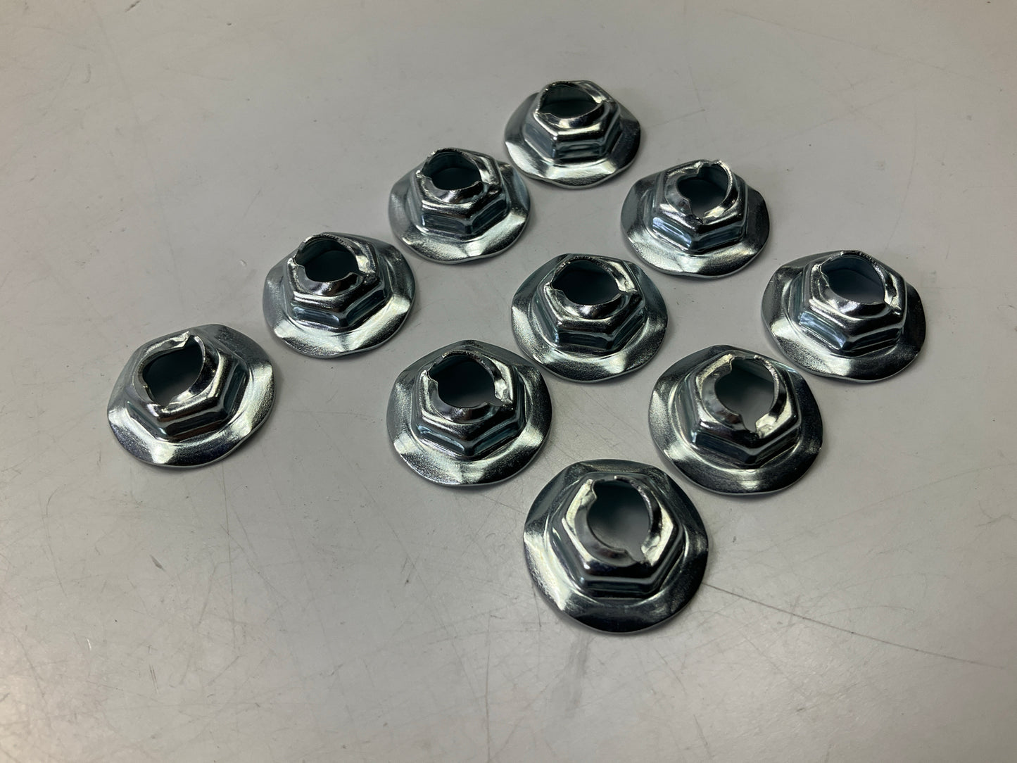 Auveco AP12255 Thread Cutting Nuts 6.3mm Stud Size Qty 210