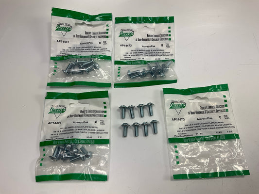 Auveco AP14473 Slotted Round Washer Head Screw Bolt M6-1.0 X 16mm Qty 32