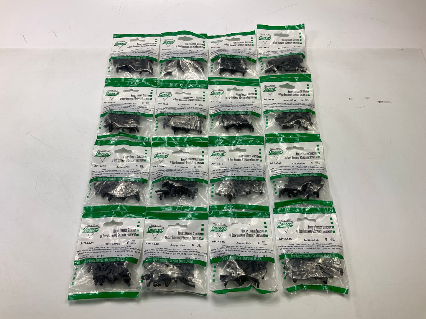 Auveco AP14546 Wire Loom Rout Ing Clips 1/2'' I.D., 11/16'' O.D. Qty 80