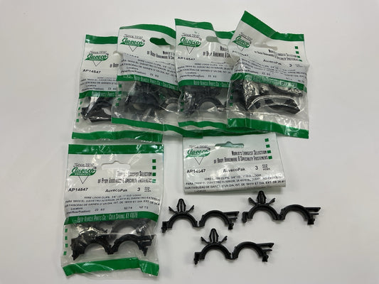 (18) Auveco AP14547 Wire Loom Routing Clip Retainer Conduit I.D. 3/4'' O.D. 1''