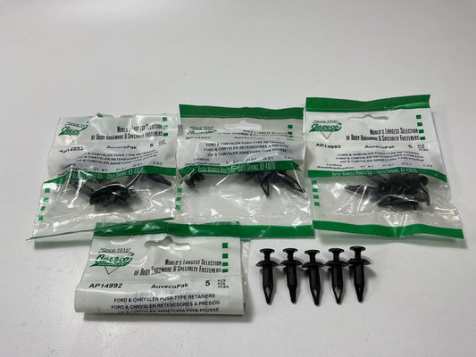 (20) Auveco AP14992 Screw-Type Retainer19/32'' Head, 29/32'' Stem