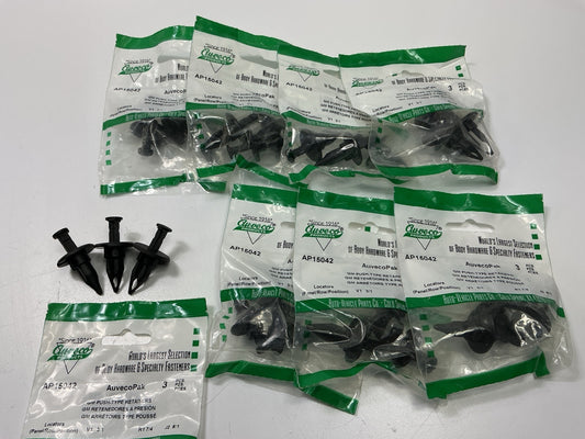 Auveco AP15042 Bumper Fascia Retainer 1'' Head, 1-1/8'' Length Qty 24