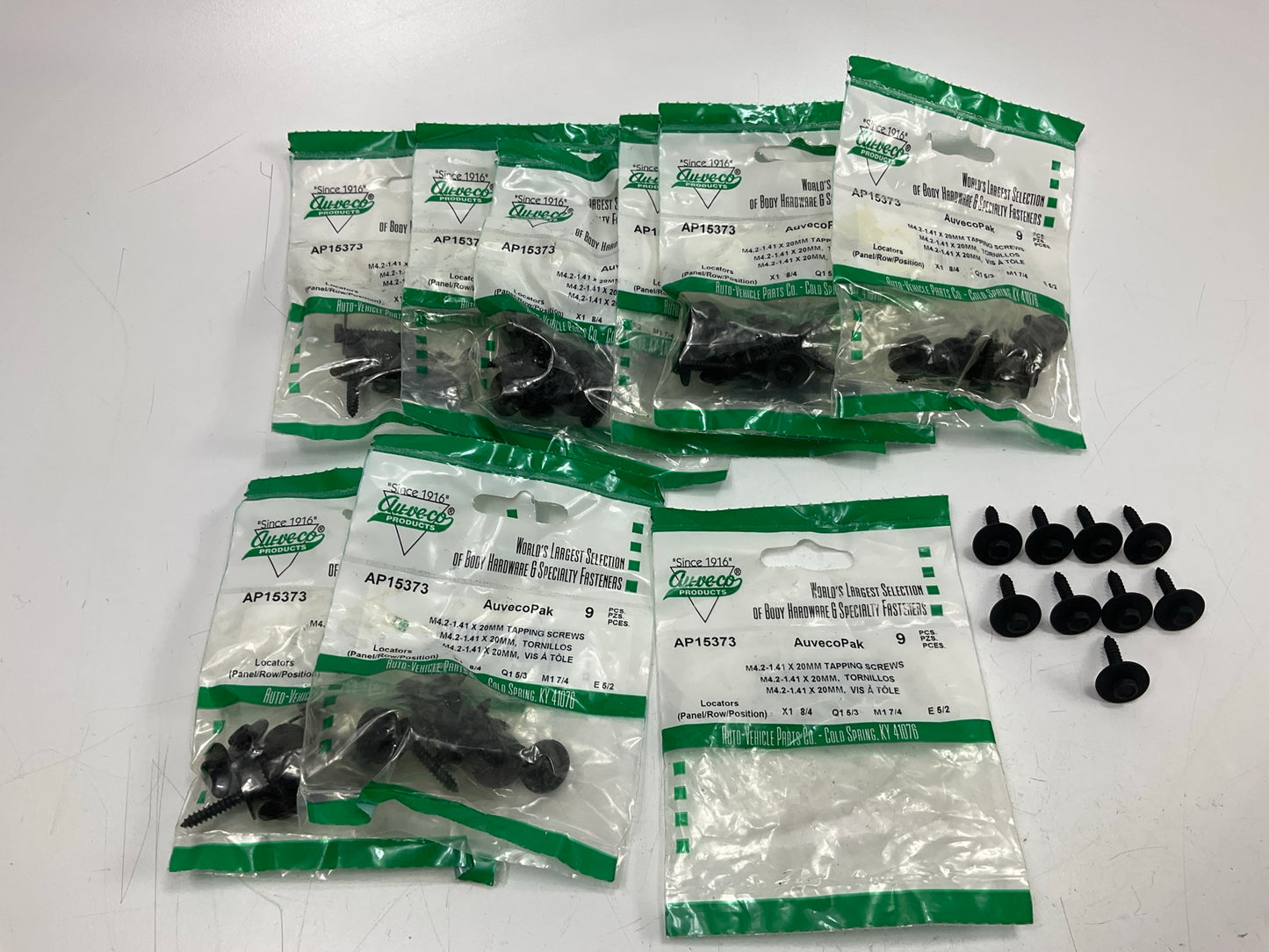 Auveco AP15373 Metric Specialty Screws M4.2- 1.41 X 20MM Tapping Screws Qty 81