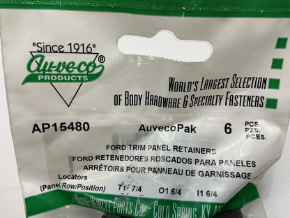 Auveco AP15480 Trim Panel & Hood Insulation Retainer Qty 24