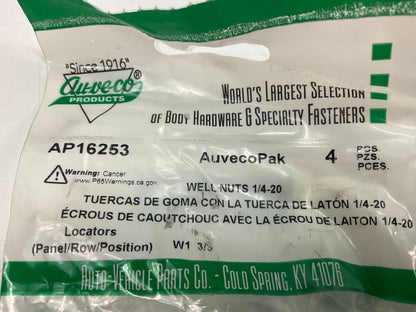 Auveco AP16253 Well Nuts 1/4-20 Thread Qty 56