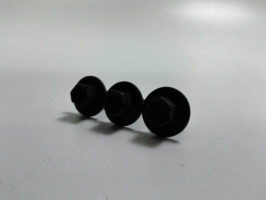 Auveco AP16421 Slotted Hex Washer Head License Plate Screw, #14 X 5/8''