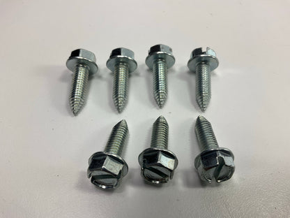 Auveco AP16826 License Plate Screw Bolt, Slotted Hex, M6-1.0 X 20mm Qty 21