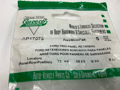 (45) Auveco AP17075 Trim Panel Retainer Replaces Ford # 389144-S