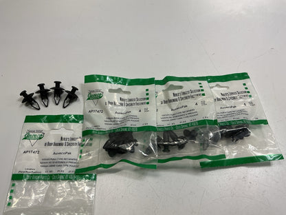 (16) Auveco AP17472 Nylon Bumper Fascia Retainers Head 20mm Stem Length 20mm